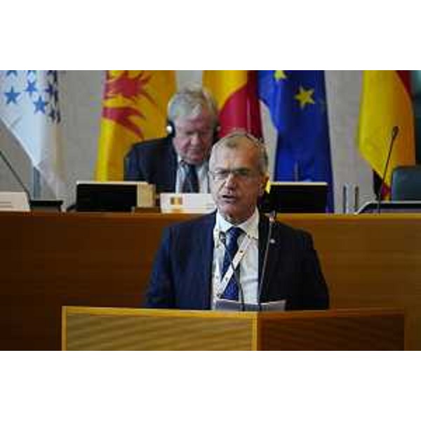 Il presidente del Consiglio regionale del Fvg, Piero Mauro Zanin - Il presidente del Consiglio regionale del Fvg, Piero Mauro Zanin