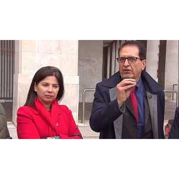 Baharak Darvishi e Taher Djafarizad, dell'associazione Veda Day - Baharak Darvishi e Taher Djafarizad, dell'associazione Veda Day