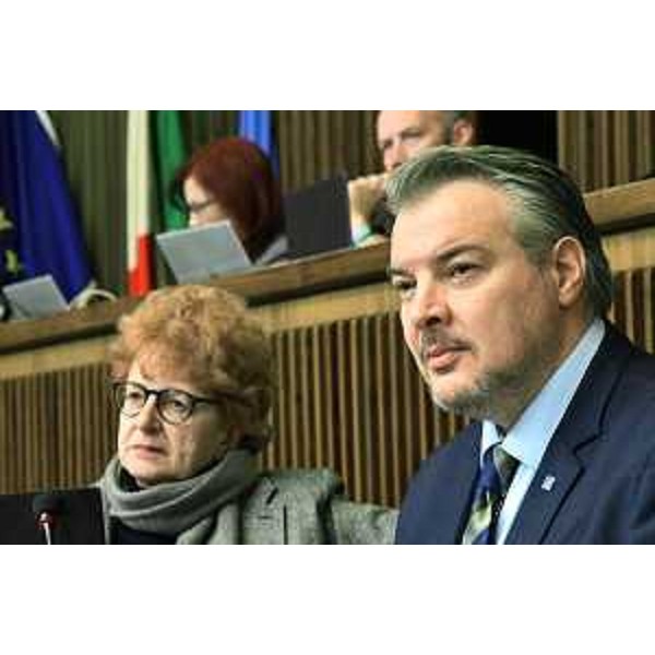  - L'assessore regionale a Cultura e Sport, Tiziana Gibelli, che ha illustrato ai consiglieri della V Commissione consiliare le misure nella legge di Stabilità.