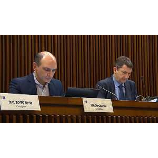 Cristian Sergo (a sinistra) e Andrea Ussai, consiglieri del M5S - Cristian Sergo (a sinistra) e Andrea Ussai, consiglieri del M5S