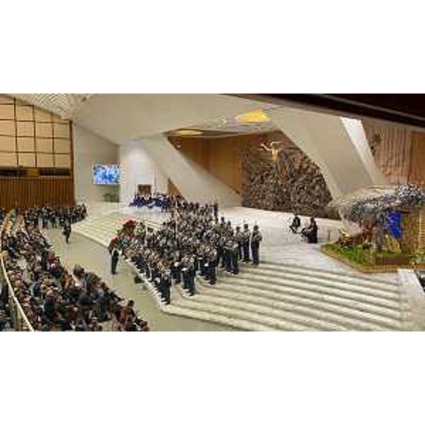 L'intervento del governatore Fedriga in sala Paolo VI - L'intervento del governatore Fedriga in sala Paolo VI