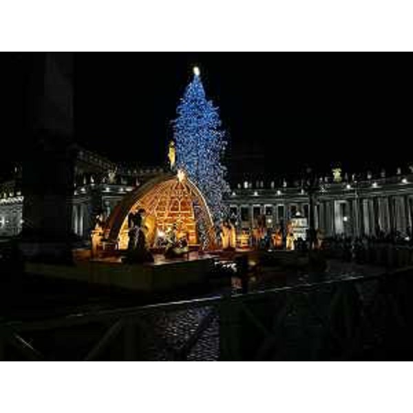Il presepe di Sutrio in Vaticano - Il presepe di Sutrio in Vaticano