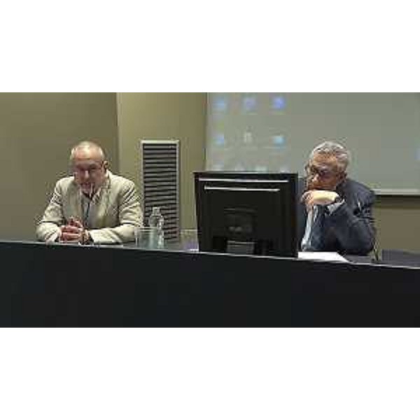 Il giudice Lucio Prodam con il Garante Pittaro - Il giudice Lucio Prodam con il Garante Pittaro