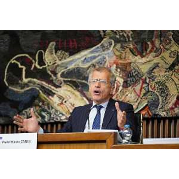 Il presidente del Cr Fvg, Piero Mauro Zanin - Il presidente del Cr Fvg, Piero Mauro Zanin