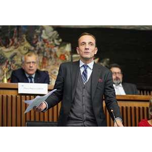 Il governatore Massimiliano Fedriga - Il governatore Massimiliano Fedriga