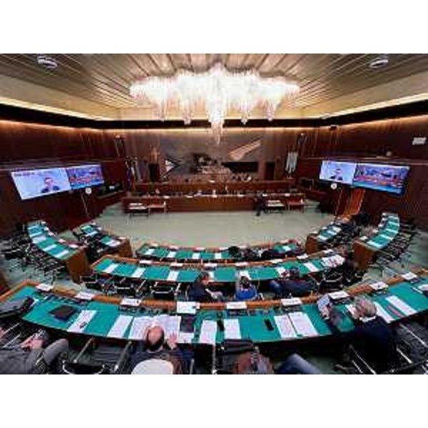 La II Commissione riunita in aula durante le audizioni - La II Commissione riunita in aula durante le audizioni