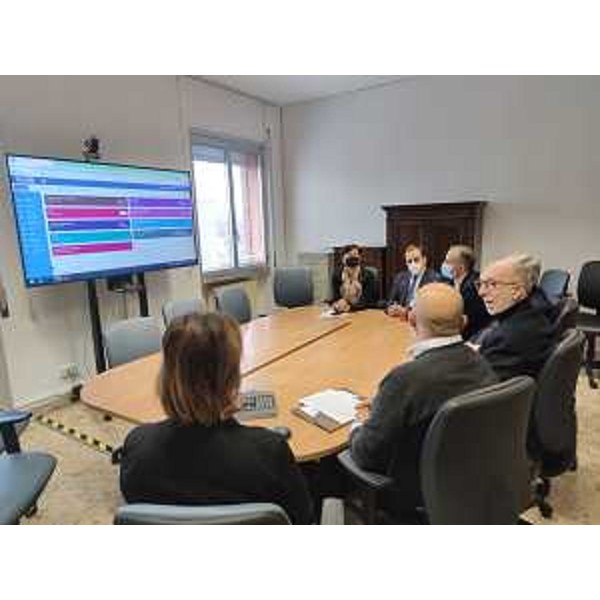 Il vicegovernatore del Friuli Venezia Giulia con delega alla Salute Riccardo Riccardi alla presentazione del progetto di telemedicina - Il vicegovernatore del Friuli Venezia Giulia con delega alla Salute Riccardo Riccardi alla presentazione del progetto di telemedicina