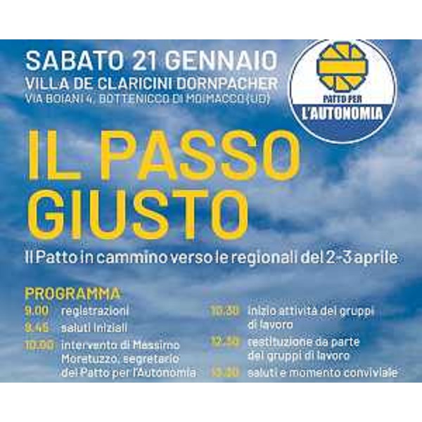 La locandina dell'evento in programma sabato a Bottenicco di Moimacco (Udine) - La locandina dell'evento in programma sabato a Bottenicco di Moimacco (Udine)