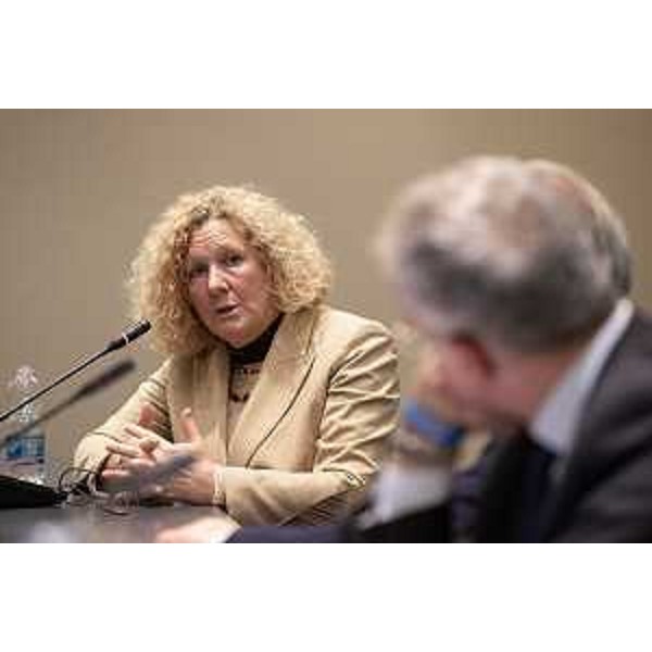 L'intervento di Rosanna Giuricin Turcinovich al convegno in sala Tessitori - L'intervento di Rosanna Giuricin Turcinovich al convegno in sala Tessitori