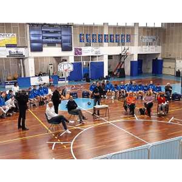 Un momento della conferenza sull'inclusione e sullo sport. - Un momento della conferenza sull'inclusione e sullo sport.