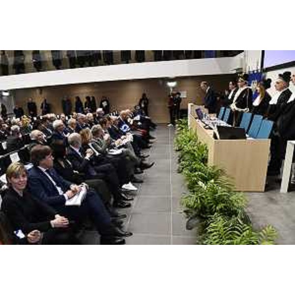 Un momento della cerimonia di apertura dell'anno accademico dell'Università di Udine. - Un momento della cerimonia di apertura dell'anno accademico dell'Università di Udine.