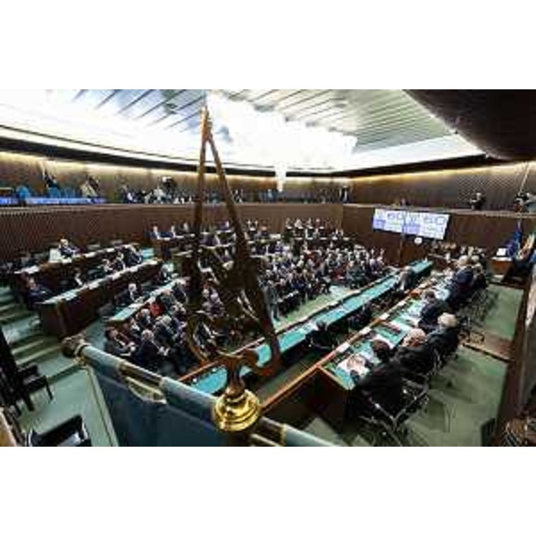 L'aula durante la celebrazione dei 60 anni Fvg - L'aula durante la celebrazione dei 60 anni Fvg