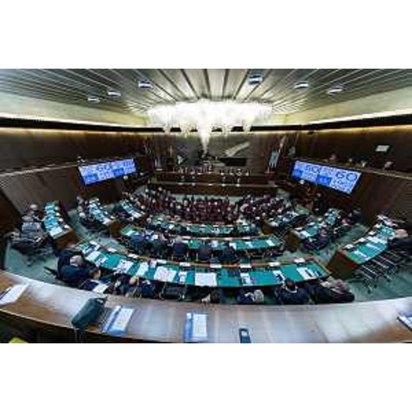 L'Aula durante la celebrazione dei 60 anni Fvg - L'Aula durante la celebrazione dei 60 anni Fvg