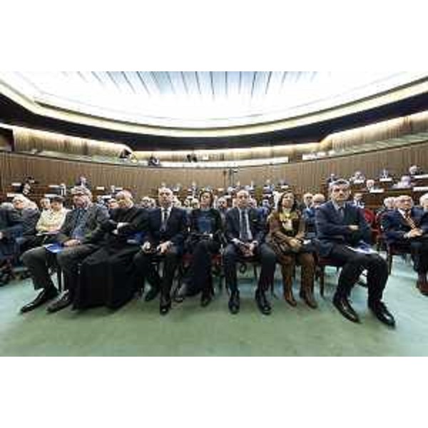 L'Aula durante la celebrazione dei 60 anni Fvg - L'Aula durante la celebrazione dei 60 anni Fvg
