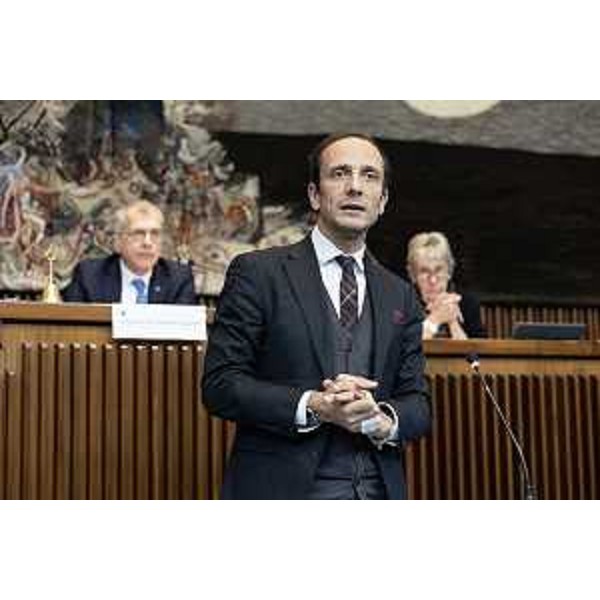 Il governatore Fvg e presidente della Conferenza delle Regioni, Massimiliano Fedriga - Il governatore Fvg e presidente della Conferenza delle Regioni, Massimiliano Fedriga