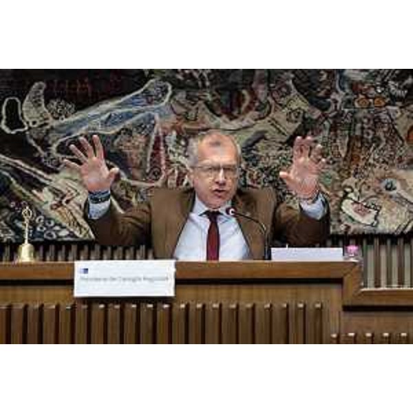 Il presidente Piero Mauro Zanin - Il presidente Piero Mauro Zanin