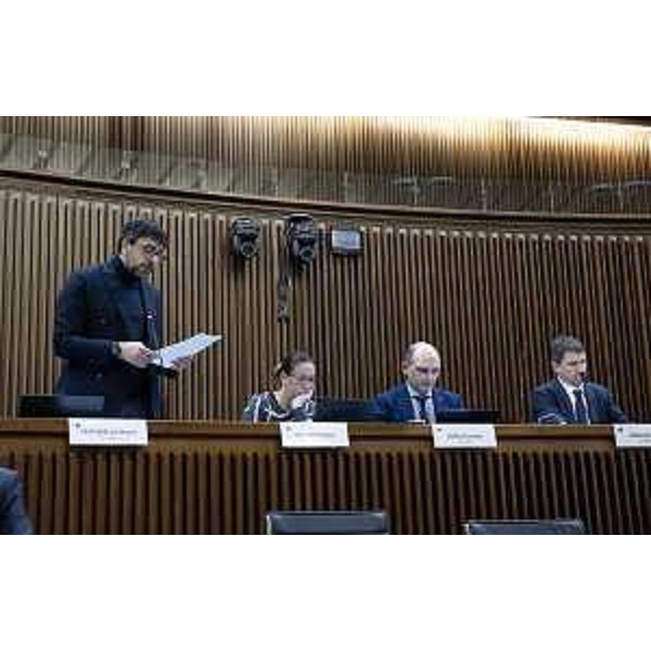 Mauro Capozzella (M5S), insieme ai colleghi pentastellati - Mauro Capozzella (M5S), insieme ai colleghi pentastellati