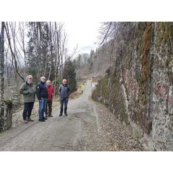 Il vicegovernatore sulla strada Calgaretto-Valpicetto - Il vicegovernatore sulla strada Calgaretto-Valpicetto