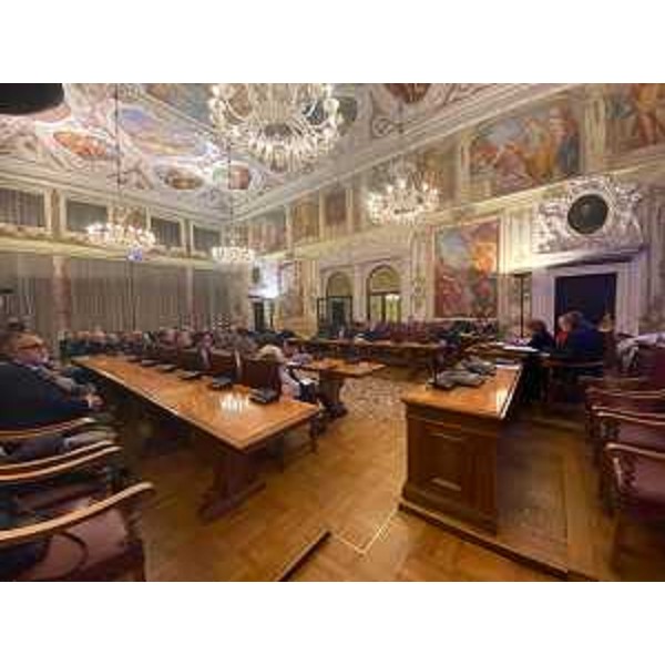 Il consiglio regionale del Coni Fvg riunito a Palazzo Belgrado a Udine alla presenza dell'assessore regionale alla Cultura e sport Tiziana Gibelli - Il consiglio regionale del Coni Fvg riunito a Palazzo Belgrado a Udine alla presenza dell'assessore regionale alla Cultura e sport Tiziana Gibelli