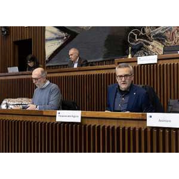 Il vicepresidente Riccardo Riccardi con Ivo Moras (Lega), presidente della III Commissione - Il vicepresidente Riccardo Riccardi con Ivo Moras (Lega), presidente della III Commissione