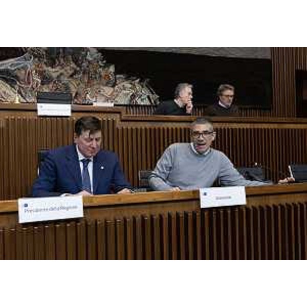 Il presidente della II Commissione, Alberto Budai (Lega), e l'assessore regionale Pierpaolo Roberti - Il presidente della II Commissione, Alberto Budai (Lega), e l'assessore regionale Pierpaolo Roberti