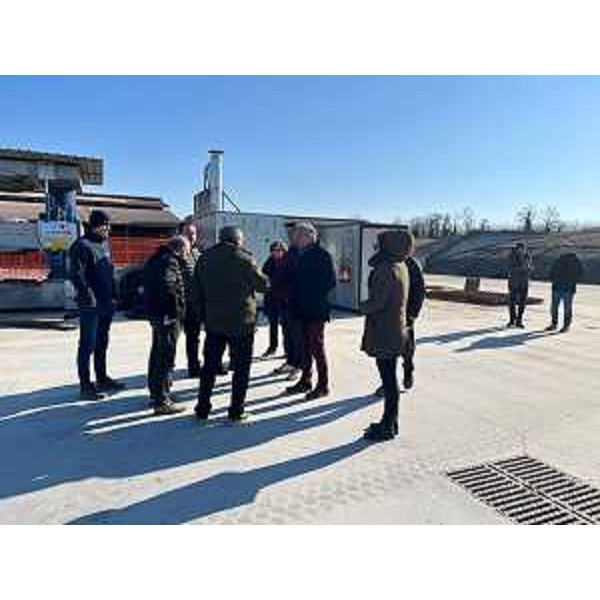 Tappa nell'area che comprende gli impianti biogas - Tappa nell'area che comprende gli impianti biogas