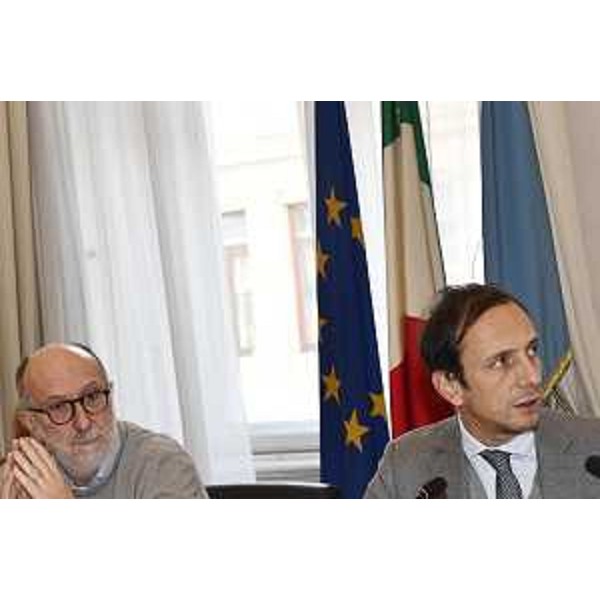 Da sinistra il governatore Fedriga e il vicegovernatore Riccardi - Da sinistra il governatore Fedriga e il vicegovernatore Riccardi