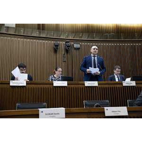 Cristian Sergo (M5S), insieme ai colleghi pentastellati - Cristian Sergo (M5S), insieme ai colleghi pentastellati