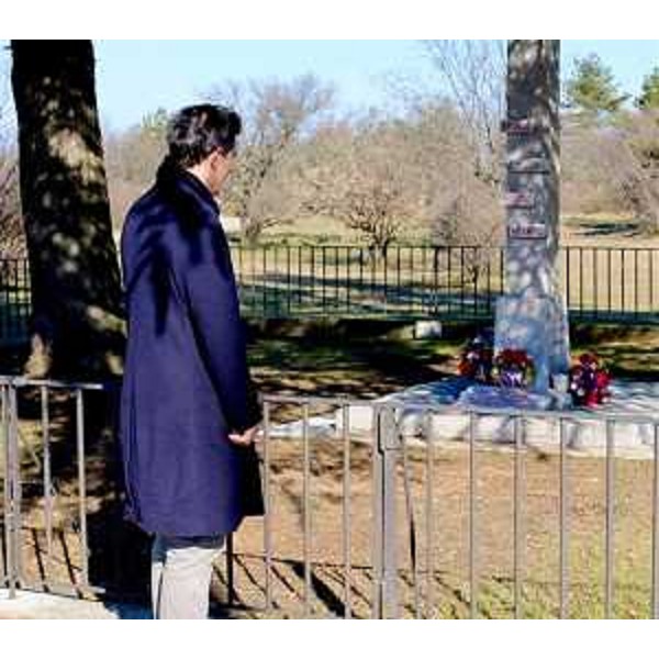 Massimo Moretuzzo (Patto per l'Autonomia) a Basovizza - Massimo Moretuzzo (Patto per l'Autonomia) a Basovizza