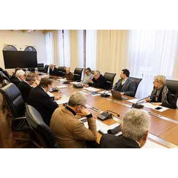 Un altro momento della Conferenza dei capigruppo - Un altro momento della Conferenza dei capigruppo