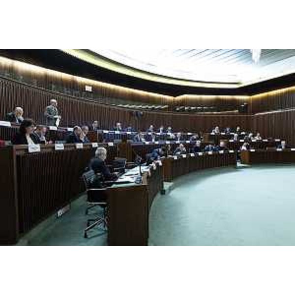 Un momento della seduta d'Aula odierna - Un momento della seduta d'Aula odierna