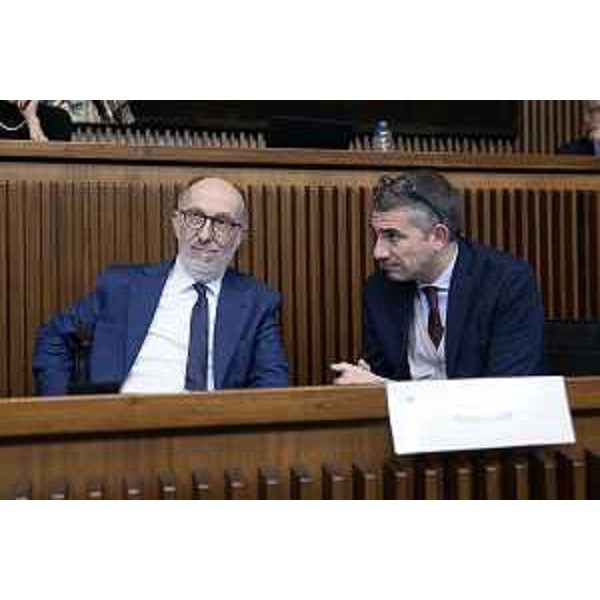 Il vicegovernatore Fvg con delega alla Salute, Riccardo Riccardi, con l'assessore regionale alle Autonomie locali, Pierpaolo Roberti - Il vicegovernatore Fvg con delega alla Salute, Riccardo Riccardi, con l'assessore regionale alle Autonomie locali, Pierpaolo Roberti