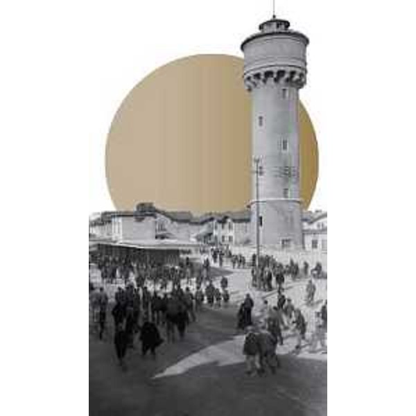 Locandina dell'esposizione monfalconese intitolata "La porta di Panzano" - Locandina dell'esposizione monfalconese intitolata "La porta di Panzano"