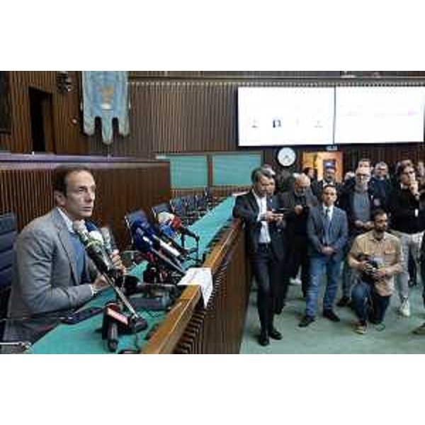 Un altro momento della conferenza stampa - Un altro momento della conferenza stampa