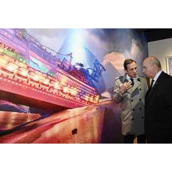 Il governatore Fedriga e il sindaco Dipiazza mentre visitano la mostra "David LaChapelle-Fulmini" - Il governatore Fedriga e il sindaco Dipiazza mentre visitano la mostra "David LaChapelle-Fulmini"