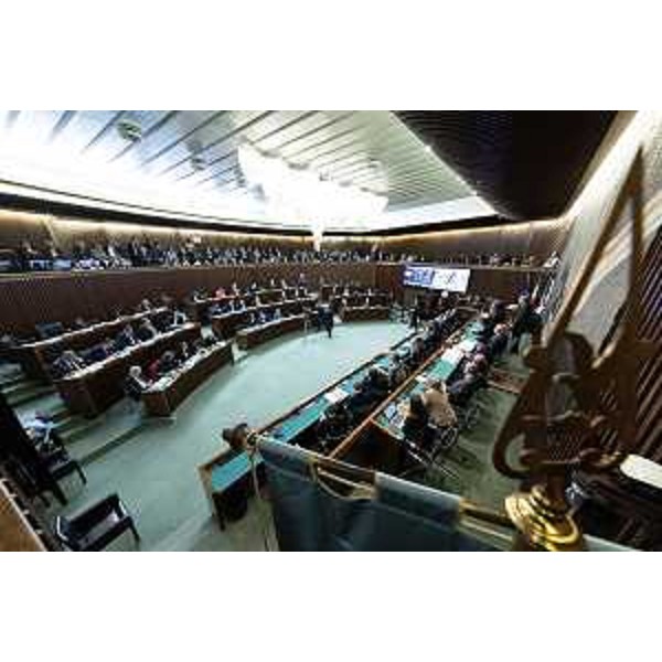 L'Aula gremita anche sugli spalti riservati al pubblico in occasione della seduta di insediamento della XIII legislatura - L'Aula gremita anche sugli spalti riservati al pubblico in occasione della seduta di insediamento della XIII legislatura