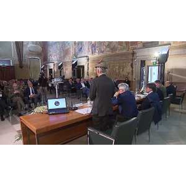 La presentazione dell'adunata degli alpini al Salone del Parlamento, a Udine - La presentazione dell'adunata degli alpini al Salone del Parlamento, a Udine