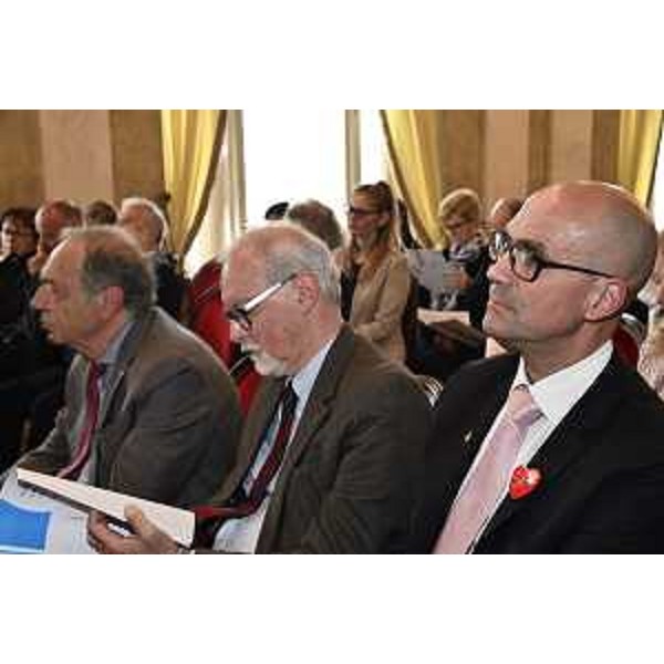 Il presidente provinciale Aido Fredrik Benvenuti - Il presidente provinciale Aido Fredrik Benvenuti