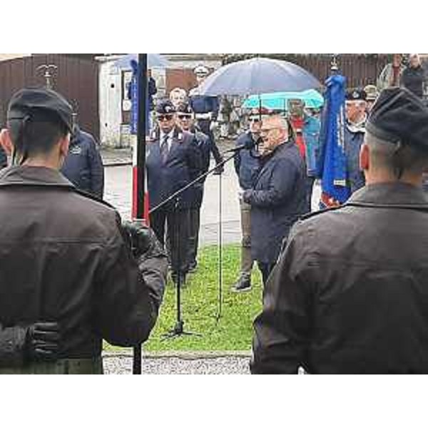 Allocuzione dell'assessore regionale al Patrimonio Sebastiano Callari alla cerimonia commemorativa dei caduti della Cavalleria a Monfalcone. - Allocuzione dell'assessore regionale al Patrimonio Sebastiano Callari alla cerimonia commemorativa dei caduti della Cavalleria a Monfalcone.