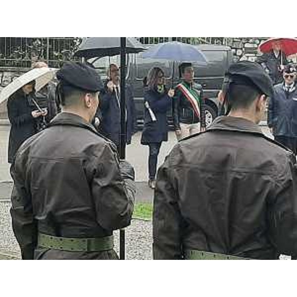 Fasi della cerimonia commemorativa dei caduti di Cavalleria a Monfalcone. - Fasi della cerimonia commemorativa dei caduti di Cavalleria a Monfalcone.