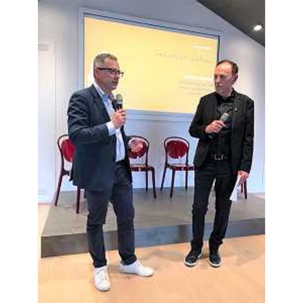 L'assessore regionale Stefano Zannier con Alvaro Pecorari - L'assessore regionale Stefano Zannier con Alvaro Pecorari