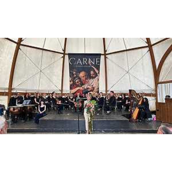 L'intervento dell'assessore regionale alle Finanze Barbara Zilli all'inaugurazione della mostra ad Illegio - L'intervento dell'assessore regionale alle Finanze Barbara Zilli all'inaugurazione della mostra ad Illegio