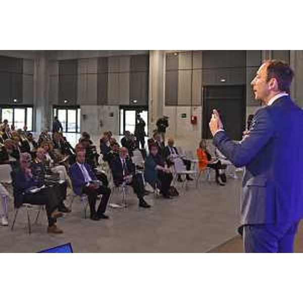 Il governatore Massimiliano Fedriga - Il governatore Massimiliano Fedriga