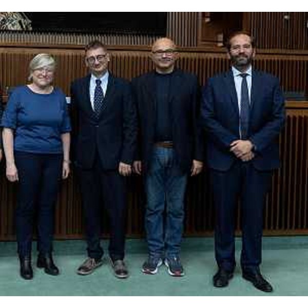 Ufficio di presidenza della III Commissione: Simona Liguori (Patto Civ), Carlo Bolzonello (FP), Michele Lobianco (FI) e Claudio Giacomelli (FdI) - Ufficio di presidenza della III Commissione: Simona Liguori (Patto Civ), Carlo Bolzonello (FP), Michele Lobianco (FI) e Claudio Giacomelli (FdI)