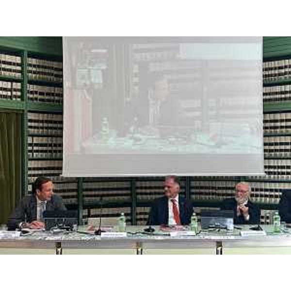 L'intervento del governatore Massimiliano Fedriga all'evento inaugurale della mostra "Celiberti 75 Una vita per l'arte: dalla Biennale del 1948 ad oggi" al Senato - L'intervento del governatore Massimiliano Fedriga all'evento inaugurale della mostra "Celiberti 75 Una vita per l'arte: dalla Biennale del 1948 ad oggi" al Senato