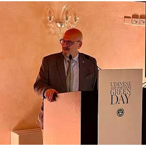 L'assessore regionale al Patrimonio, Demanio, Servizi generali e Sistemi informativi, Sebastiano Callari, all'evento Udinese anda partners green day. - L'assessore regionale al Patrimonio, Demanio, Servizi generali e Sistemi informativi, Sebastiano Callari, all'evento Udinese anda partners green day.