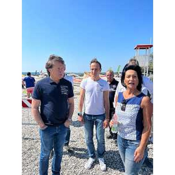 Il governatore Fedriga assieme all'assessore Bini e al sindaco Cisint - Il governatore Fedriga assieme all'assessore Bini e al sindaco Cisint