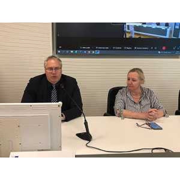 Il presidente del Cr, Mauro Bordin, e Dusy Marcolin, presidente della Crpo - Il presidente del Cr, Mauro Bordin, e Dusy Marcolin, presidente della Crpo