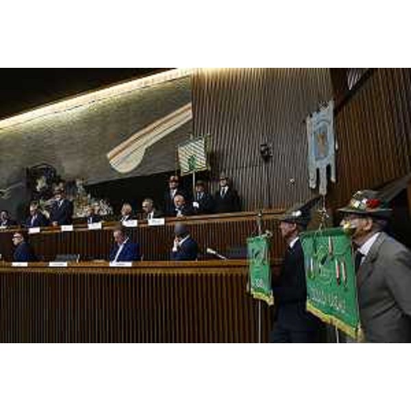 Una veduta degli spazi riservati alla Giunta in cui sono stati ospitati i rappresrentanti dell'Ana - Una veduta degli spazi riservati alla Giunta in cui sono stati ospitati i rappresrentanti dell'Ana 