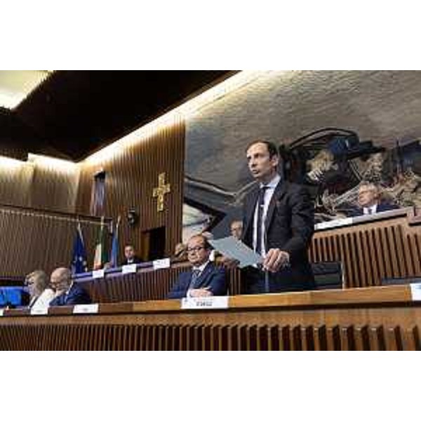 La cerimonia è stata aperta dal ringraziamento espresso dal governatore Massimiliano Fedriga - La cerimonia è stata aperta dal ringraziamento espresso dal governatore Massimiliano Fedriga